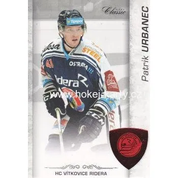 Sběratelská karetní hra paralel karta PATRIK URBANEC 17-18 OFS Classic Ser. 2 Red /29