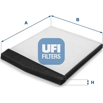 Ventilátor topení a klimatizace Filtr, vzduch v interiéru UFI 53.091.00