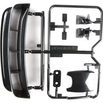 RC model Tamiya (19000093) zadní křídlo, zrdcátka - Subaru Impreza WRC 08