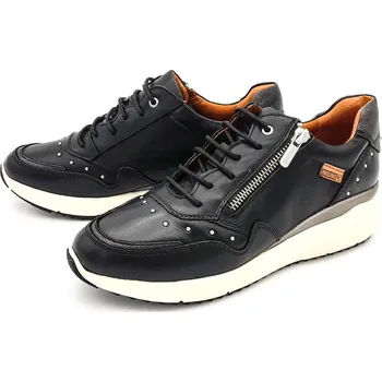 Dámské polobotky Dámské kožené polobotky W6Z-6500-00001 PIKOLINOS černé Barva: černá, Velikost: 39