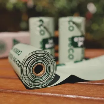 sáček na exkrement Zásobník na BECO sáčky - kompostovatelné, pultový - 56 rolí po 12 ks