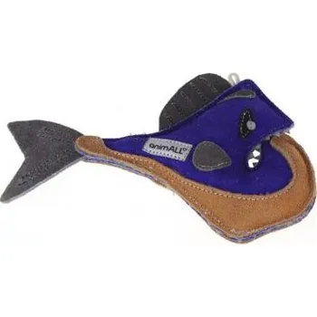 Hračka pro psa animALL Hračka Piraňa kůže barevná 23x16,5 cm