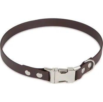 Obojek pro psa FIREDOG BioThane obojek Clip 19mm 40cm Barva: Hnědá