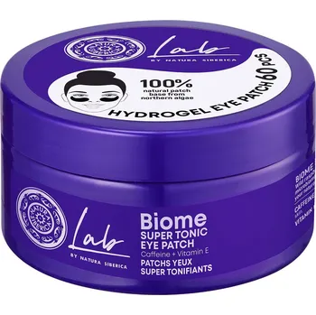 Péče o oční okolí Natura Siberica Lab Biome Hydrogelové tonizační polštářky pod oči 60 ks