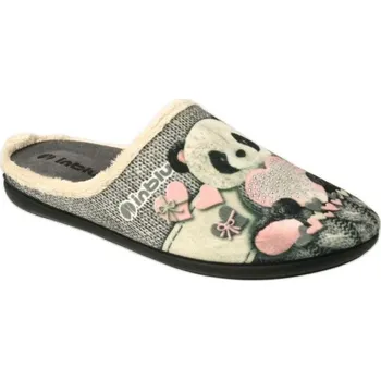 Dámská zdravotní obuv Dámské pantofle INBLU, medvídek panda