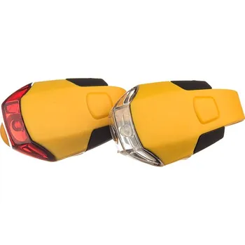 Cyklosvítilna GUEE Camaro set přední+zadní světlo/blikačka-žlutá (GUEE Camaro set přední+zadní světlo/blikačka-žlutá)