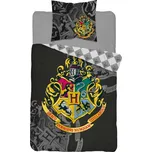 DETEXPOL Povlečení Harry Potter Black Bavlna, 140/200, 70/80 cm
