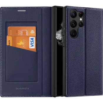 Pouzdro na mobilní telefon Dux Ducis Skin X2 pro Samsung Galaxy S23 Ultra modré