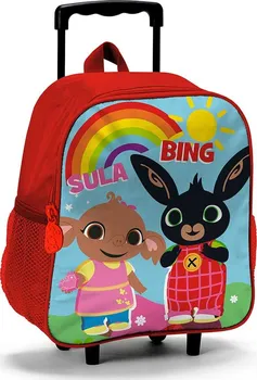 Cestovní kufr Coriex Zajíček Bing dětský cestovní kufr 34 cm červený