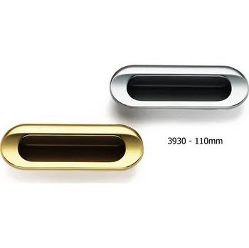 Nábytkové kování 393 - 413 lesklý chrom, 110 mm