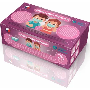 Dětská ústenka (pro dívky) - rouška 25 ks