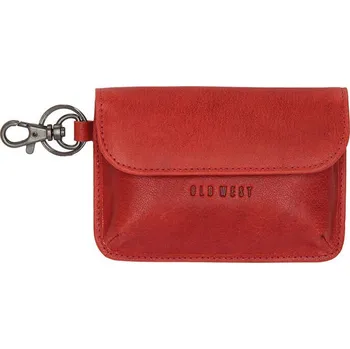 Módní doplněk Kožená klíčenka RFID 18086-017 červená, Old West