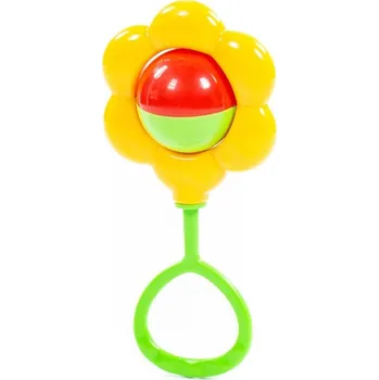 Chrastítko Kytička Žlutá