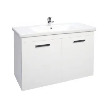 Koupelnový nábytek Krajcar KB Balance koupelnová skříňka s umyvadlem 100 x 65 x 45.5 cm bílá KBK100