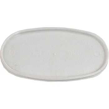 Jednorázové nádobí víčko na vaničku ovál 480 ml, PP - transparentní (10 ks/balení)