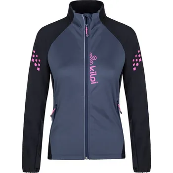 Dámská softshellová bunda KILPI NORDIM-W ČERNÁ dámská běžecká funkční bunda Velikost: 42