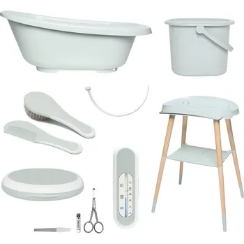 koupací vanička Koupací sada 7 dílná Bébé-jou Sense Barva: Sky Green