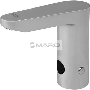 Vodovodní baterie Sanela Baterie umyvadlová stojánková automatická SLU 54GB, pro teplou a studenou vodu, bateriové napájení 6 V, chrom, 13543