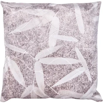 Povlak na polštářek Tegatex Povlak mikroflanel - listy na hnědém podkladu 40*40 cm