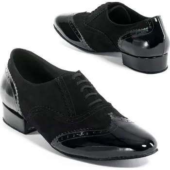 Pánská sálová obuv Rummos,Elite Oscar EOSCAR, černá kůže/semiš 46