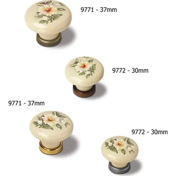Nábytkové kování 977 - 831a béž. porcelán, 30 mm