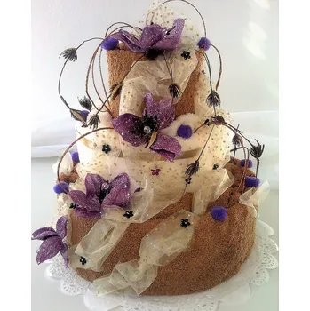 Veratex Textilní dort 4 - BH třípatrový