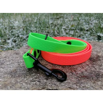 Vodítko pro psa RAK-Brno Vodítko 120 cm 20 mm Hexa - oranžovo-zelená