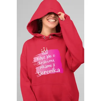 Dámská mikina Dámská mikina Veronika Barva: Červená, Velikost: XL