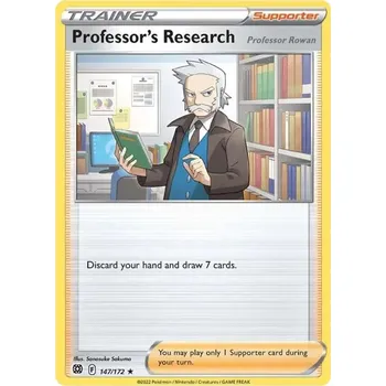 Karetní hra Professor's Research - 147/172 - Brilliant Stars Typ karty: Non-Holo