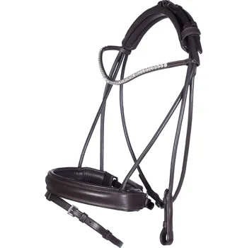 Věšák na sedlo a uzdečku HKM Uzdečka Lola HKM, hnědá COB