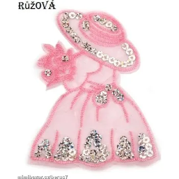 Nášivka Nášivka * nažehlovačka panna růžová