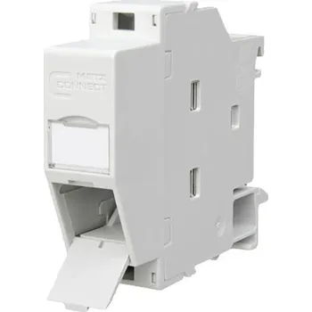 Datový terminál Metz Connect 1309428103-E síťová zásuvka montáž na lištu světle šedá