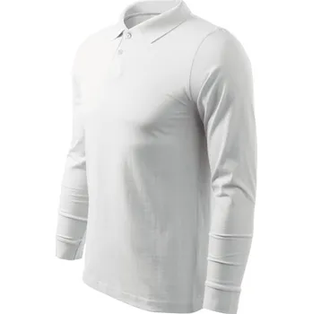 Pánské tričko Single J. LS polokošile pánská bílá L