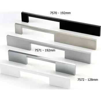 Nábytkové kování 757 - 032 matná černá, 192 mm L