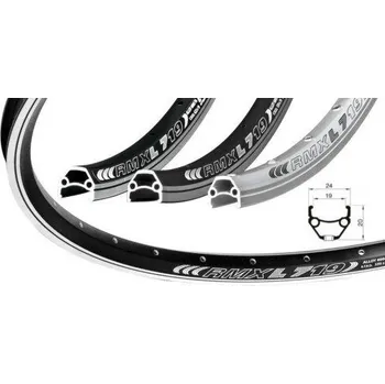 Ráfek na kolo Remerx ráfek DRAGON 719 Disc 28' 622x19 36d nýt (černá)