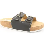 JAKUB-OBUV Korkový nazouvák dvoupáskový 215202 - korkáč bílá 35