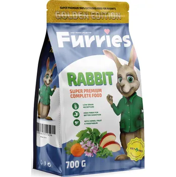 Krmivo pro hlodavce Furries Extrudované Granule Králík Adult 700 g