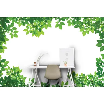 Fototapeta Tapeta Ovál z lístků (vliesová fototapeta)