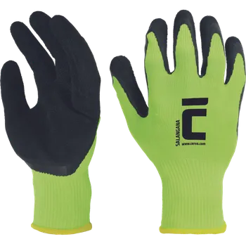Pracovní rukavice Cerva Rukavice povrstvené SALANGANA latex žlutá 7 S