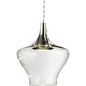 Lodes Nostalgia medium crystal, závěs z čirého skla, 11W LED 2700K, prům. 20cm