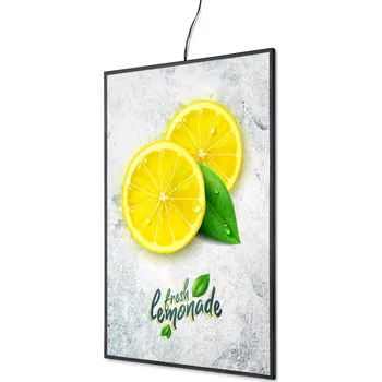 Rám na obraz LED světelný zasouvací plakátový rám Slim A1