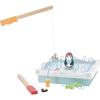 Dřevěná hračka Vilac Rybaření na ledové kře