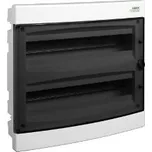 101515 Rozvodnice plastová PNF 2x18T, průhledné dveře, montáž pod omítku, IP40, 2 řady, 2x18M, Noark