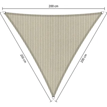 Slunečník Lazy Momo Sluneční Trojúhelník shadow - 2,0 x 2,0 x 2,0 m Barva: Sahara Písková