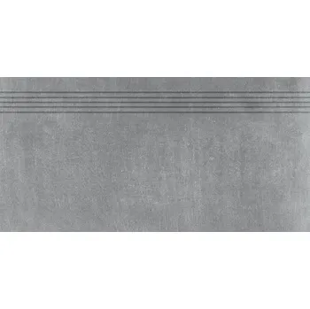 Obklad Rebel, DCP84742, schodovka, 40 x 80 cm, tmavá šedá