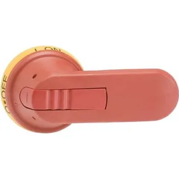 Jistič 1SCA022381R1050 OHY95J12 Pistolová rukojeť pro prodloužené ovládání, pro odpínač OT315…400, uzamyk., žluto-červená, ABB