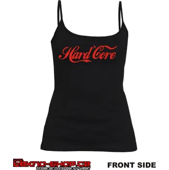 TEKNOSHOP Hard Core tekno tílko s potiskem dámské L červené