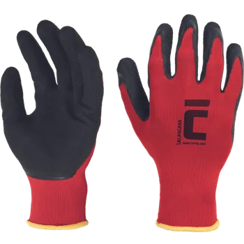 Pracovní rukavice ČERVA Rukavice SALANGANA s blistrem, máčené 0108026420110BN Červená 11
