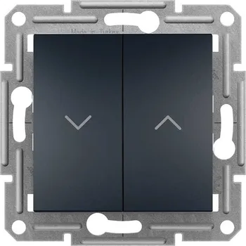 EPH1300571 Žaluziový ovládač spínač, bezšroubový, antracit, Schneider