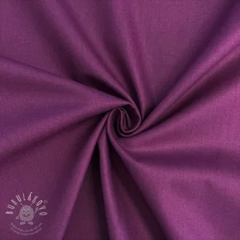 Bavlněný popelín dark purple